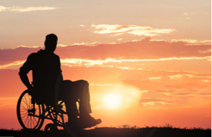 Senior man finding peace of mind